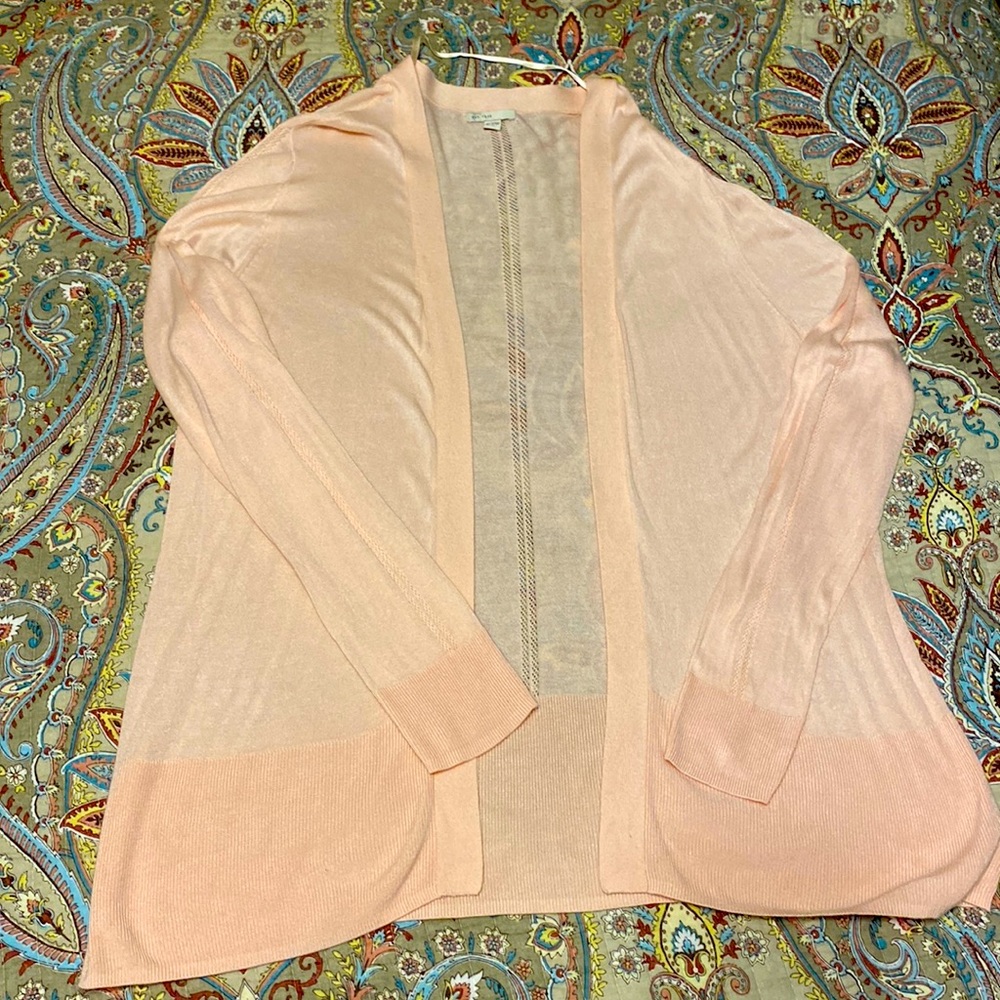 Pink cardigan